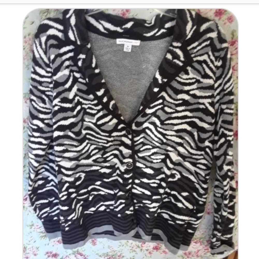 Zebra print sweater
